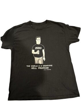 BWAAA! WITH BUTTERFLY WINGS T-SHIRT Hank Hill Smashing Pumpkins Mashup Mens Lg